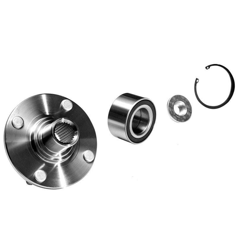 TUCAREST 518510 Front Wheel Bearing and Hub Compatible With 2000-2003 2004-2007 2008-2011 Fo-rd Focus [Hub Repair Kit; 4 Lug] - Image 2